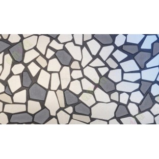 Black and white broken glass wall tiles decorative glass film